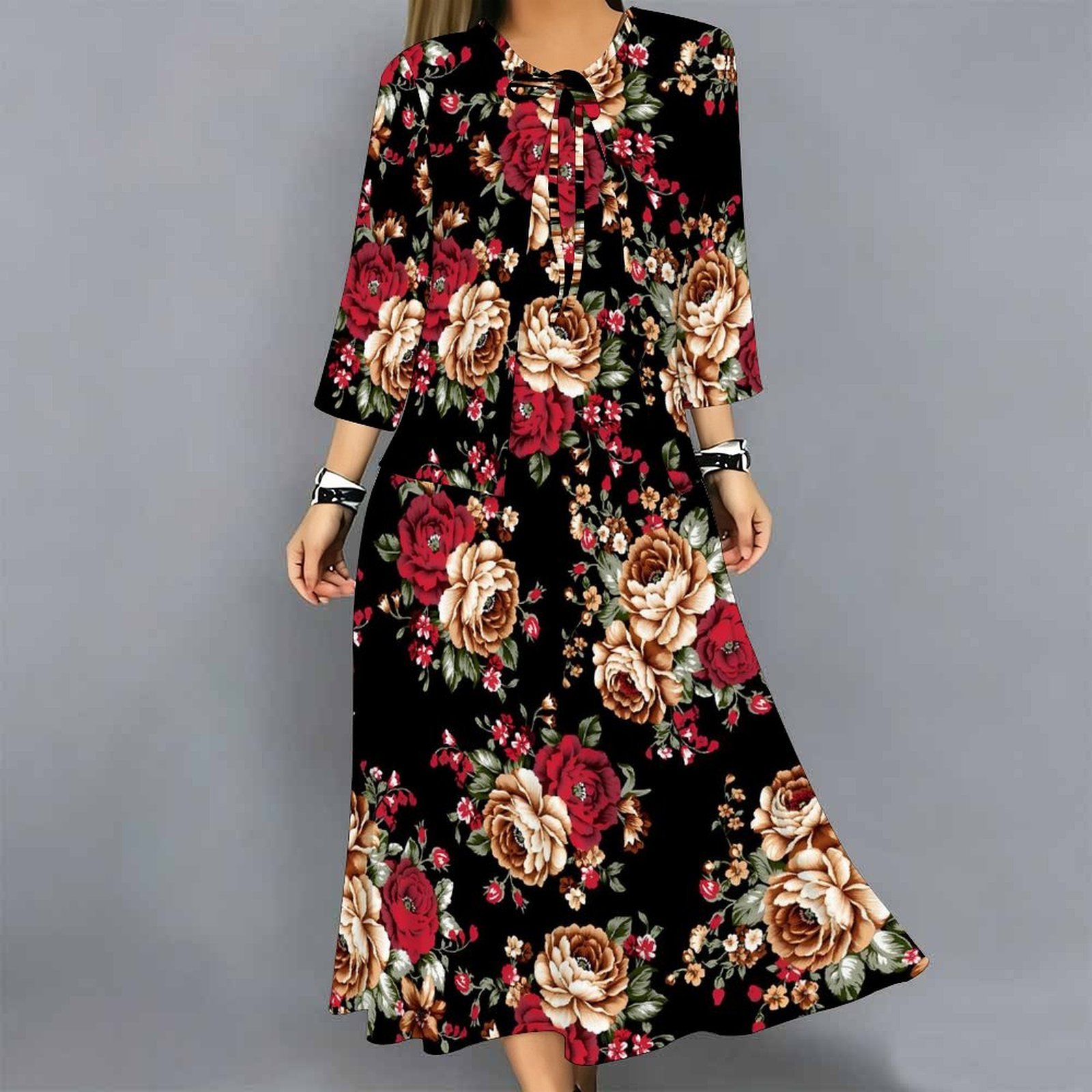 Damski dwuczęściowy zestaw suk – Midi Skirt Floral recenzja i cena