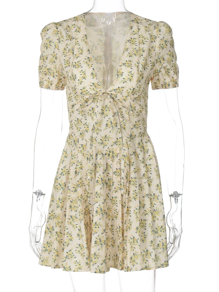 Sukienka w kwiaty francuskie 4 – Romper Floral Print recenzja i cena