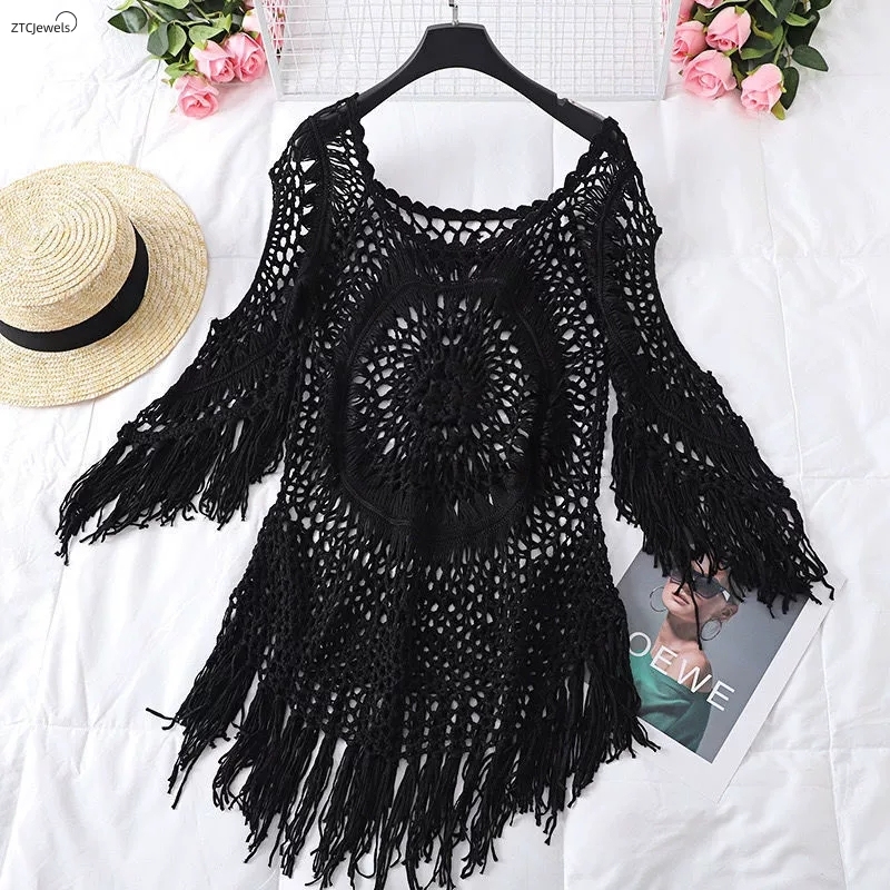 Damska letnia narzutka na biki – Cover Up Kaftan recenzja i cena