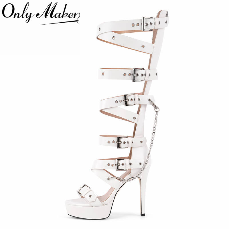 Sandały na platformie Onlymake – Sandal Strappy Heeled recenzja i cena