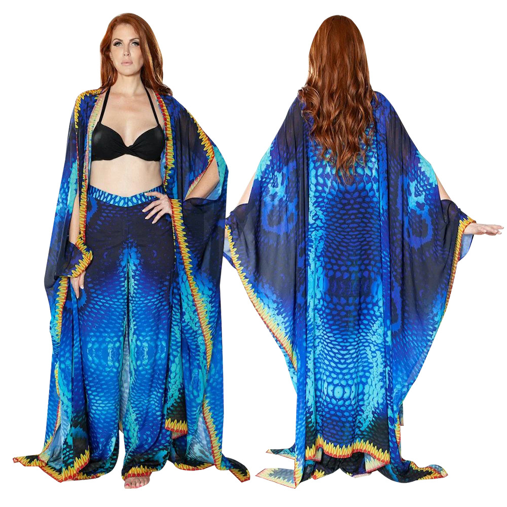 Elegancka długa tunika z nadru – Cover Up Kaftan recenzja i cena
